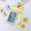 Bolsa impermeable para teléfono móvil con dibujos animados, funda de buceo con pantalla táctil, bolsa sellada transparente de gran capacidad, almacenamiento submarino, funda impermeable para teléfono móvil