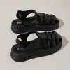 Sandalias Caladas de Punta Cerrada para Mujer, Novedad Verano 2026 Estilo Francés, Estilo Hada Deportivas con Suela Gruesa Romanas para Playa