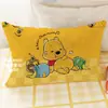 Funda de almohada de felpa con orejas grandes de invierno, forro polar doble grueso, funda de almohada individual de forro polar de coral para niños, lavable, estilo de dibujos animados