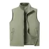 2507 Colete 2026 Novo Outono/Inverno Colete Espesso de Dupla Face para Homens Esportes ao Ar Livre Colete de Fleece