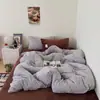 2026 Nuevo Juego de Cama de Cuatro Piezas Espesado Leche Polar Alto Gramaje Crema Estilo Retro Sábana Funda Nórdica Juego de Tres Piezas