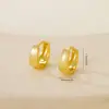 Aretes Sencillos Accesorios de Joyería Semi-terminados Material Hecho a Mano Metal Hebilla de Oreja Geométrica Gloff Aretes Versátiles