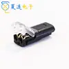 Terminal de cableado sin pelar para tira LED D2 sin pelar tipo H conector de dos hilos cable de alimentación rojo y negro