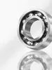 Rodamiento Pom con Recubrimiento de Plástico con Tornillo de Acero Inoxidable, Rueda Guía de Polea de Riel, Rueda de Plástico Duro Portante Resistente al Desgaste de Nylon