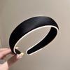 Faixa de Cabelo Esponja Estilo Retrô Elegante Cor Café Estilo Celebridade da Internet Faixa de Cabelo Alta para Crânio Alto Grampo de Cabelo Novos Acessórios de Cabelo Versáteis para Mulheres