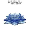 Suporte de Vela de Vidro Simples Estilo Chinês Flor de Lótus Suporte de Vela de Vidro Decoração de Casa Enfeites Casa Aromaterapia Copo de Vela Suporte de Cera em Lote