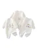 Enterizo de algodón sin costuras para bebé recién nacido, con broches en la entrepierna y protección para la barriga, para otoño e invierno, ropa para lactantes y niños pequeños