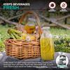 Taza de leche de vidrio transparente para niños 1000ml gran capacidad taza de leche de soja con trabajadores de oficina botella de mermelada yogur