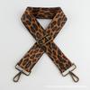 Bolsa de acessórios de bagagem boutique com alça de ombro com estampa de leopardo multi-estilo único ombro crossbody dois em um bolsa ajustável alça de ombro