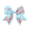Acessórios de Cabelo Personalizados para Meninas de Natal Transfronteiriços Tecido Estampado Alce Acessórios de Festa Princesa Grampo de Cabelo Grampo de Cabelo 4791