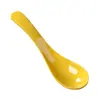 Colher de Sopa de Melamina Cabo Longo Panela Quente Panela Quente Picante Colher para Restaurante Comercial Colher de Plástico Colher Imitação Porcelana Utensílio de Mesa Colher