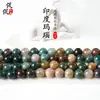 Cristal Natural Hierba Acuática India Ágata Cuentas Sueltas Accesorios para Joyería DIY Cuentas Ágata Productos Semiacabados Mayoreo