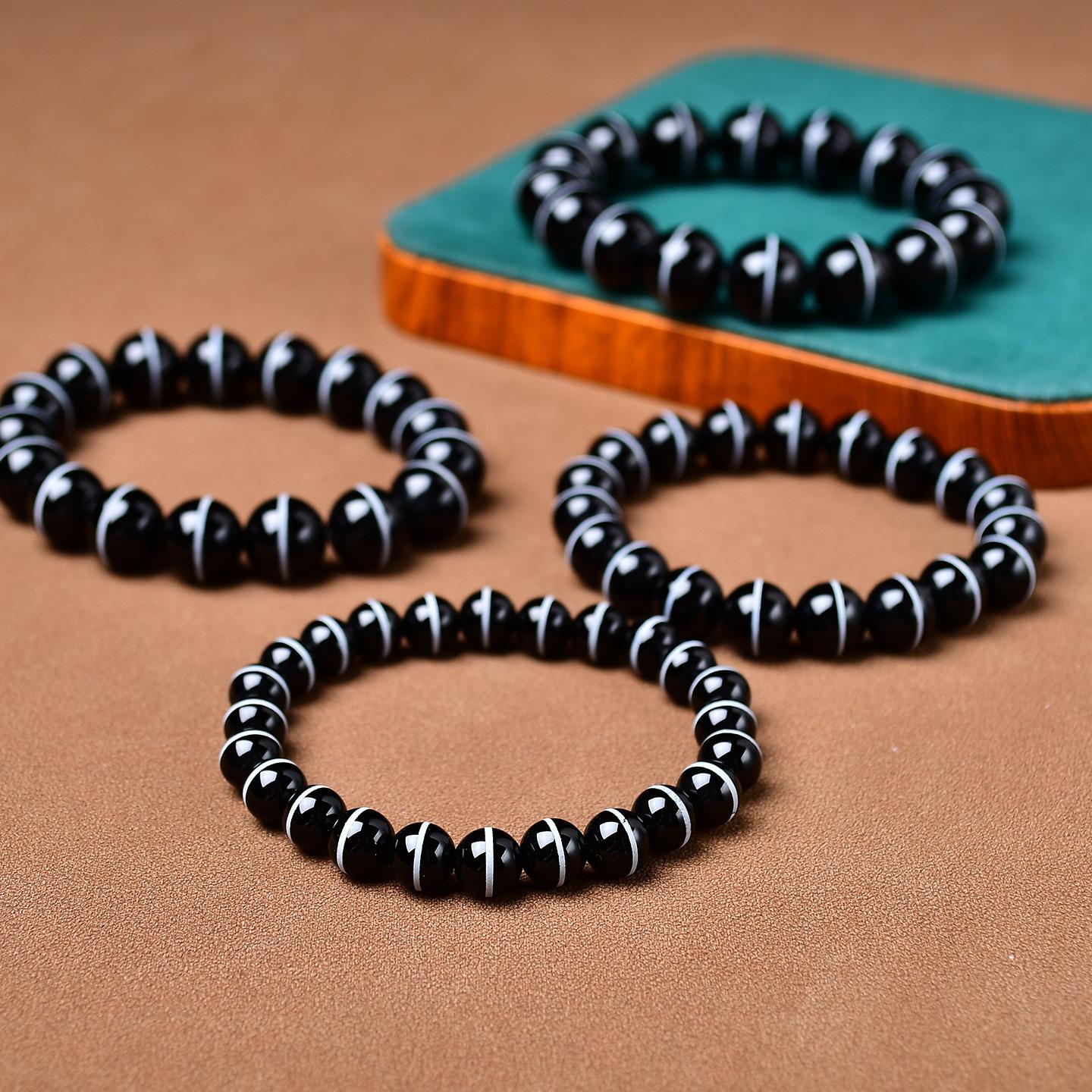 一线黑玛瑙手链