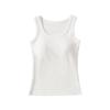 RY24383-24 invierno nuevo versión coreana de viento puro lijado cuello cuadrado grande almohadilla en el pecho top de tubo chaleco interior retro