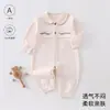 Ropa de bebé para otoño, mameluco suave de terciopelo para bebés, pijama base unisex para bebé, mameluco con apertura lateral tipo mariposa 6