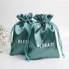 Saco de seda de moda personalizada de fábrica novo saco de cetim peruca feminina cueca embalagem saco de armazenamento