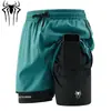 Nuevos Pantalones Cortos Deportivos para Exteriores, Pantalones Holgados Anti-Exposición de Tres Cuartos, Overol Casual de Doble Capa de Secado Rápido, Venta Directa de Fábrica