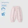 Pantalones Repelentes de Mosquitos para Bebés Niñas Jerry Joggers de Verano para Niños Pantalones de Bebé Estampados Ropa de Verano para Bebés Pantalones para Niños Pequeños de Algodón Puro Niñas