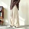 26 Nueva colección de otoño e invierno: pantalones casuales para hombre holgados, cómodos y elegantes con una silueta relajada y fluida que te hace ver más alto y delgado, con piernas anchas y un corte recto