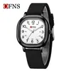 Relojes Marca Ofns Serie Puntuación Completa para Exámenes de Secundaria y Preparatoria, Relojes Silenciosos para Hombres y Mujeres, Relojes Cuadrados Luminosos