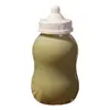 500 copo de suco de plástico para celebridade da internet copo de milk tea copo fofo copo de bebê mamadeira com bico transparente PET de grau alimentício
