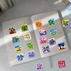100 pegatinas originales de pintura al óleo con texto acrílico, estilo inspirador, decorativas para fundas de teléfono, pegatinas frescas.