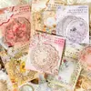 Papel Material Momo Serie Victoria's Secret Encaje Hueco Vintage Material para Diario Incluye 10 Hojas 6 Diseños