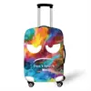 Funda Protectora Gruesa para Maleta con Emoticones Transfronterizos, Cubierta Elástica Anti-Rayaduras para Maleta, Funda Tipo Chaqueta para Maleta de Ruedas, Cubierta Antipolvo
