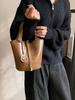 Bolso Elegante de Nicho Francés para Mujer 20235 Nuevo Otoño e Invierno Retro Bolso de Hombro Estilo Occidental Bandolera Cubo
