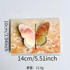 Tarjeta de felicitación de mariposa 3D, Tarjeta de bendición plegable 3D vintage de alto valor con sobre, Regalo para mejores amigos y parejas
