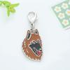 Nuevo Llavero Metálico Creativo de Nicho Perro Mascota Dibujo Animado Lindo Colgante Cierre de Langosta Encanto para Bolso Venta al por Mayor