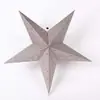 Decoración Creativa Navideña para Árbol de Navidad Estrella de Cinco Puntas Nueva Decoración Navideña 2021 Estrella de Copo de Nieve con Polvo Dorado Impreso Decoración Colgante