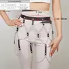 Ygm Corrente de Corpo Amazon Acessório Nicho Novo Estilo Cinto Acessório Franja Cinto Curto Feminino Decorativo Couro PU