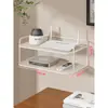 Soporte para Router Almacenamiento para Módem Óptico Decodificador de TV Gabinete con Disipación de Calor Estante de Almacenamiento de Escritorio Enchufe Soporte para Control Remoto