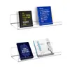 Estantería de Acrílico para Libros en Panel Ranurado en Forma de U Exhibidor de Tienda en Rack Estante de Acrílico para Zapatos Panel Ranurado Transparente M-Marca