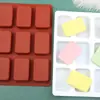 Açúcar Fort ponto 12 mesmo arredondado longo quadrado crocante molde de sorvete mousse bolo molde de silicone fácil desmoldagem