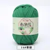 Línea de hilo de tela al por mayor de fábrica Hyun-A con gancho hecho a mano material DIY bolsa línea de tela de color al por mayor en stock