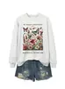 Él Hace Todo Amazon Ebay Sitio Independiente Estilo Casual Nuevo Sudadera de Otoño e Invierno para Mujer
