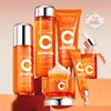 Serie de Cuidado de la Piel Sadoer Vitamina C de Cinco Pliegues Crema Loción Hidratante Iluminadora Tónico Iluminador Todo en Inglés Transfronterizo