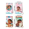 Bolsa de regalo autoadhesiva Princesa Moyuna del Océano para fiesta de cumpleaños de bebés y niños, bolsa de papel, bolsa para dulces