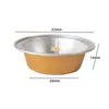 5-230ml tamaño pequeño té de enzimas polvo para la salud taza de papel de aluminio paquete de café caja de lata dorada 10