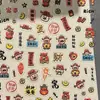 Dios de la Riqueza Festival de Primavera Pegatinas para Uñas Grabadas Tridimensionales Buena Suerte Festivo Prosperidad Portalápices Pegatinas Pegatinas para Uñas DIY