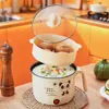 Olla Eléctrica para Dormitorios de Estudiantes, Arrocera Multifuncional para el Hogar, Mini Olla Eléctrica para Ramen de Dormitorio, Práctica Olla Eléctrica Pequeña
