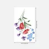 Lindo e Fresco Buquê de Flores Estilo Ins Tatuagens Adesivas Simples para Braços, Novas Tatuagens Adesivas Transfronteiriças