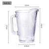 Chaleira de Vidro Personalizada de Fábrica 1L para Água Fria, Tanque de Água, Jarra para Bebidas de Suco, Chaleira para Misturar Água, Dispensador de Vinho