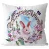 Amazon Transfronterizo Funda de Almohada Conejo de Pascua Huevo Conejo Decoraciones Felices Fiestas de Pascua Cojín