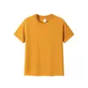 Camiseta infantil grande de algodón de 180 g con estampado de logotipo para jardín de infantes, color blanco puro, cuello redondo, manga corta, venta al por mayor, verano