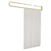 Cortina divisoria para salón de belleza, barra de cortina en forma de U de hierro forjado, cama de centro de salud, cortina divisoria de cama de belleza simple, cortina de tela.