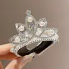 Tocado de Corona Infantil para Niñas, Exquisito Accesorio para el Cabello de Corona para Actuaciones de Cumpleaños, Peine y Pinza para el Cabello de Princesa para Bebé con Pedrería
