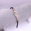 Diadema de Terciopelo Coreano con Pedrería Lazo Diadema de Aleación Horquilla Joyería Antideslizante Horquilla de Diamantes Accesorios para el Cabello Venta al por Mayor